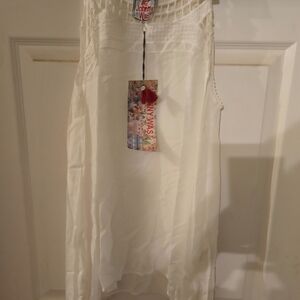 #4 Johnny Was White Women's Skirt